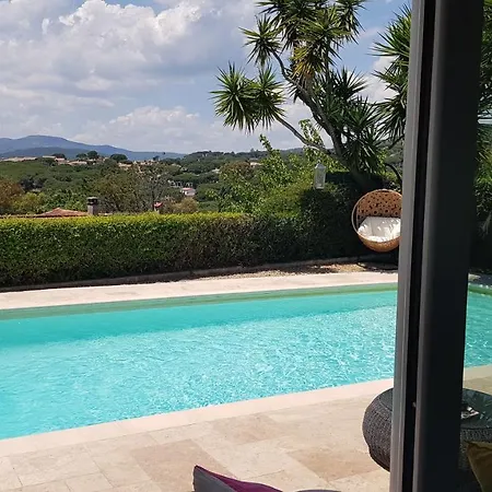 Rez De Villa, Vue Magnifique, Piscine Chauffee Privee, Les Feuillantines Villa *